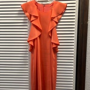 Coral Pink cocktail dress